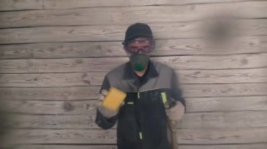 yumuşak odak temizleyici maskeler ve solunum sprey için kamera ve aklar