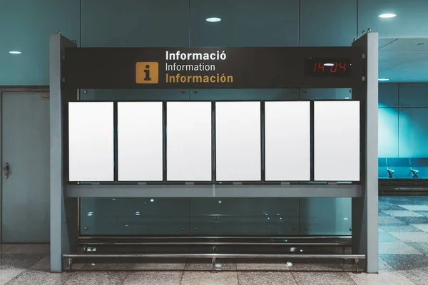 Template of departure arrival board — Stock Photo, Image