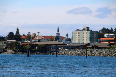 Skyline von Sitka, Alaska, ABD