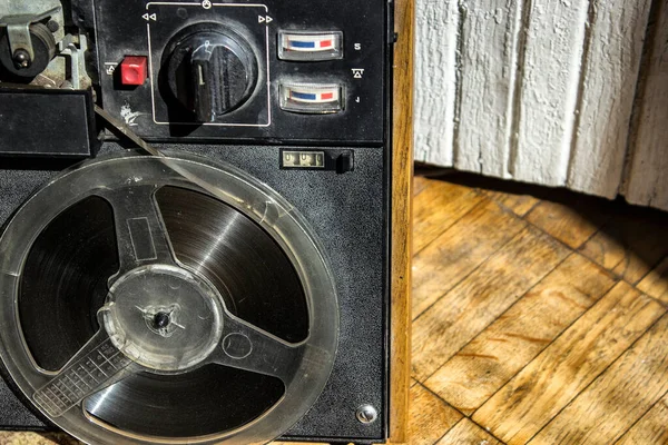 Старый Магнитофон Закрывай — стоковое фото