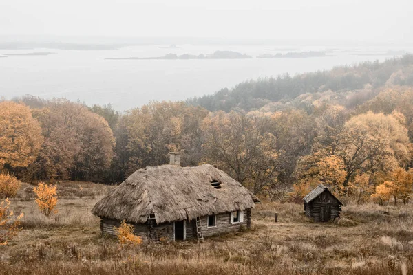 Old House Spectacular Landscape Empty House — Stock Photo, Image