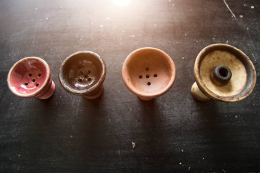 Pişirme işlemi shisha, nargile kasesi