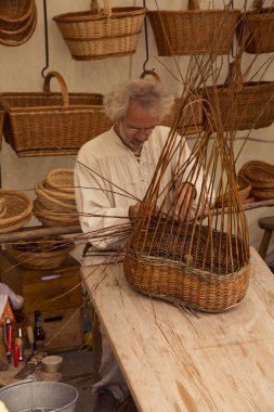 Horb Am Neckar, Almanya. 17 Haziran 2017. Polemiğe girmek bir ortaçağ piyasaya.