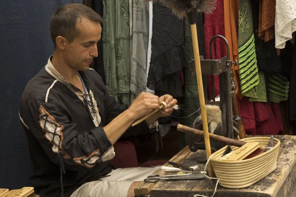 Horb Am Neckar, Almanya. 17 Haziran 2017. Polemiğe girmek bir ortaçağ piyasaya.