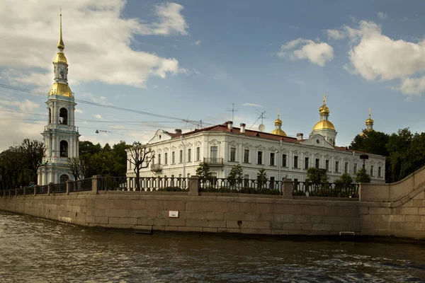 Saint Petersburg Russia Julho 2017 Canal Kryukov Catedral Naval São — Fotografia de Stock