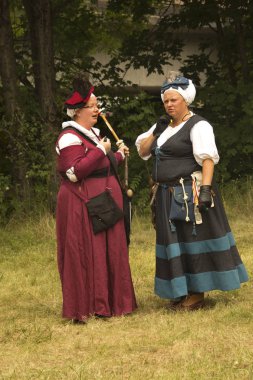 Horb Am Neckar, Almanya. 17 Haziran 2017. Polemiğe girmek bir ortaçağ piyasaya.