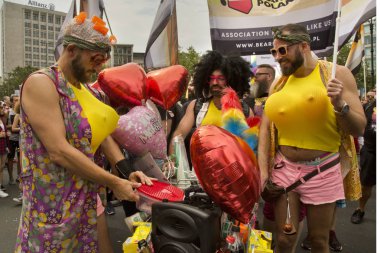 Berlin, Almanya, 22 Temmuz 2017. Christopher sokak gün Berlin.