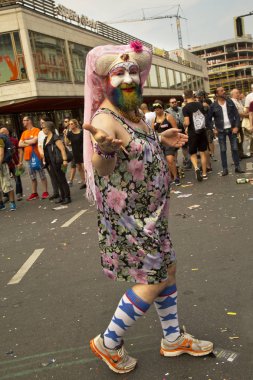 Berlin, Almanya, 22 Temmuz 2017. Christopher sokak gün Berlin.