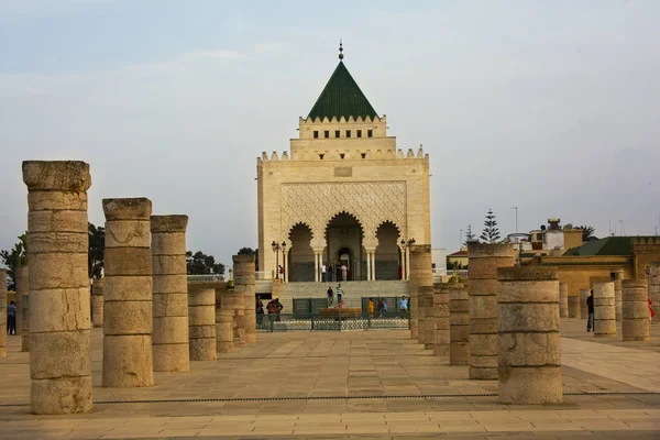 Rabat Marocko September 2017 Mausoleum Mohammed Rabat — Stockfoto