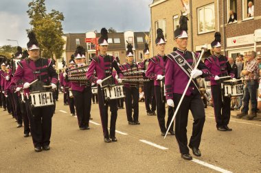 Zundert, Hollanda, 03 Eylül 2017. Zundert 'ta Çiçek Geçidi.