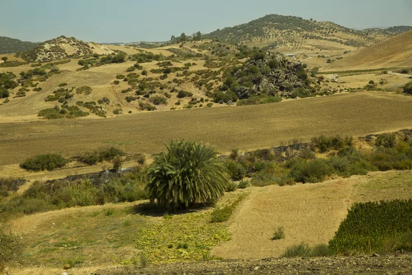 Paisaje Marroquí Con Montañas Atlas — Foto de Stock