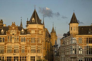 Antwerp, Belçika, 02 Eylül 2017. Antwerp Merkez eski tarihi binalar. Müze Vleeshuis: Antwerpen Klavecimbelstad.