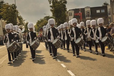 Zundert, Hollanda, 03 Eylül 2017. Zundert 'ta Çiçek Geçidi.