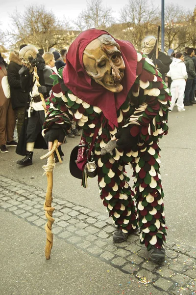 Stuttgart Allemagne Fevrier 2018 Défilé Carnaval Centre Ville — Photo