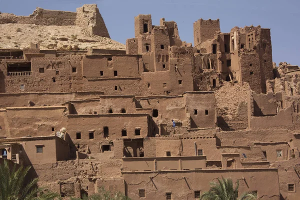 Ait Ben Haddou Marocco Settembre 2017 Fortezza Tradizionale Kasbah Ait — Foto Stock