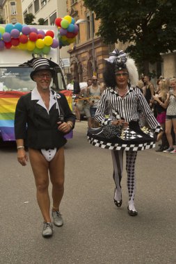 Stuttgart, Almanya, 28 Temmuz 2018. Christopher Street Day, Stuttgart, Almanya.