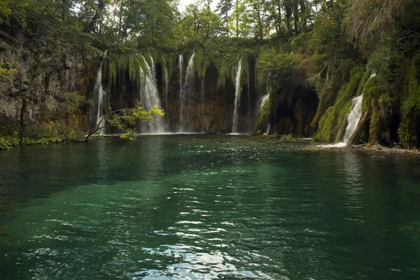 View Waterfalls Plitvice Lakes National Park Croatia Stock Picture