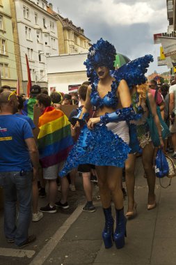 Stuttgart, Almanya, 28 Temmuz 2018. Christopher Street Day, Stuttgart, Almanya.