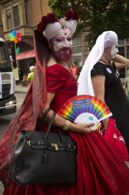 Stuttgart, Almanya, 28 Temmuz 2018. Christopher Street Day, Stuttgart, Almanya.