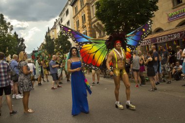 Stuttgart, Almanya, 28 Temmuz 2018. Christopher Street Day, Stuttgart, Almanya.