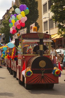 Stuttgart, Almanya, 28 Temmuz 2018. Christopher Street Day, Stuttgart, Almanya.