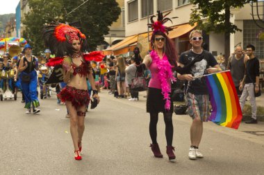 Stuttgart, Almanya, 28 Temmuz 2018. Christopher Street Day, Stuttgart, Almanya.