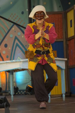 Ludwigsburg, Almanya , 08 Eylül 2018. Ludwigsburg Venedik Karnavalı, Almanya.