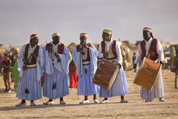 DOUZ, TUNISIA. 20 Aralık 2018 'de. Douz, Tunus 'ta Sahra Festivali.