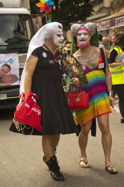 Stuttgart, Almanya, 28 Temmuz 2018. Christopher Street Day, Stuttgart, Almanya.