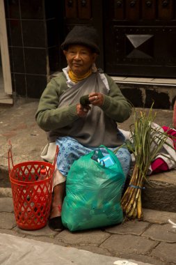 OTAVALO, Ekvador, 22 Haziran 2019. Hindistan 'ın Ekvador' daki Otavalo pazarı.