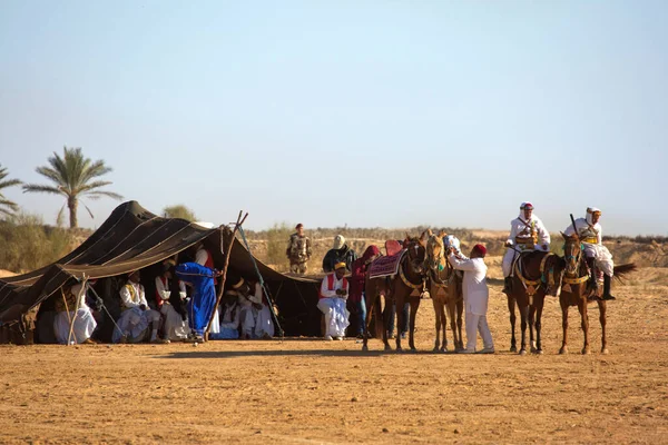 Doez Tunisia December 2018 Festival Van Sahara Douz Tunesië — Stockfoto