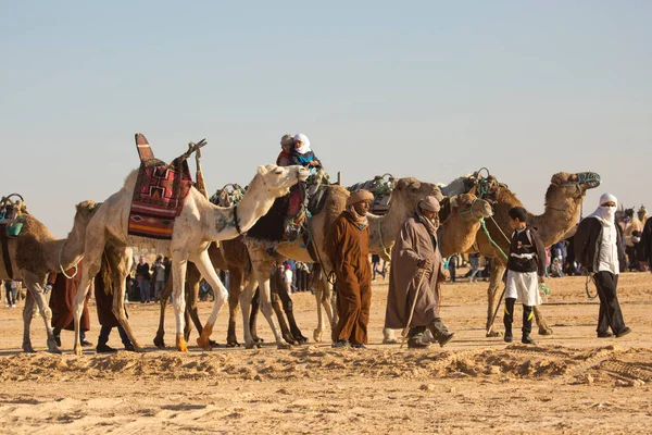 Douz Tunisien December 2018 Västsaharas Festival Douz Tunisien — Stockfoto