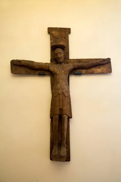 Πορεκ Κροατια Σεπτεμβριου 2019 Αρχαία Σταύρωση Στην Ευφρασιατική Βασιλική Στην — Φωτογραφία Αρχείου