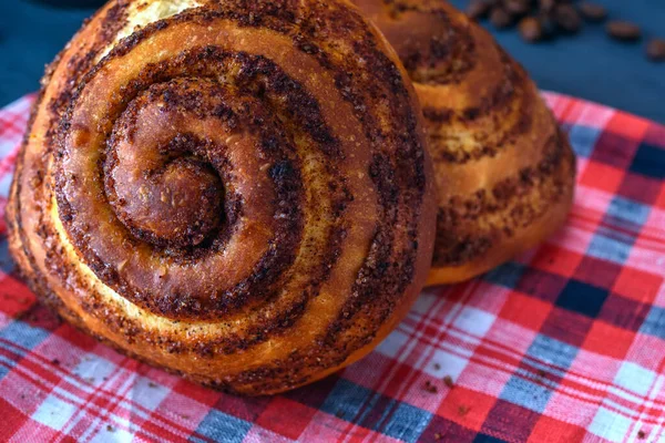 Cinnamon Rolls Coffee — Stock Photo, Image