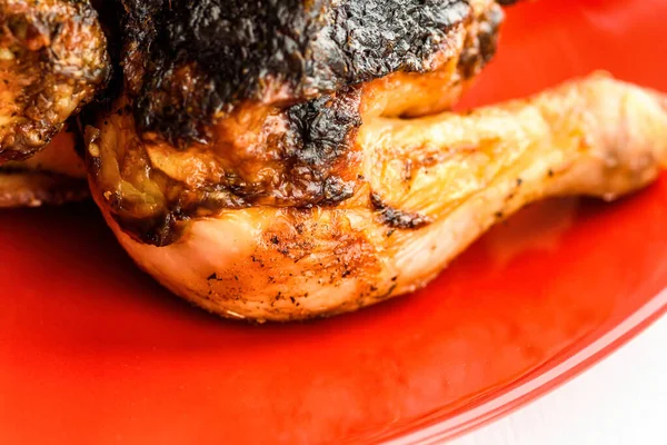 접시에 닭고기 — 스톡 사진