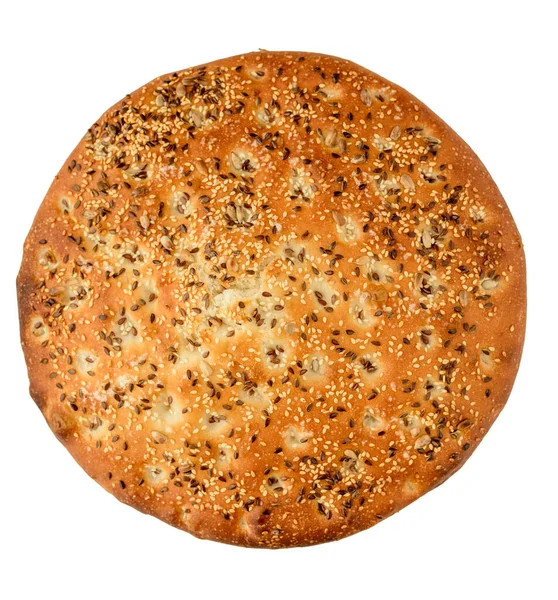 Focaccia Med Sesamfrön — Stockfoto