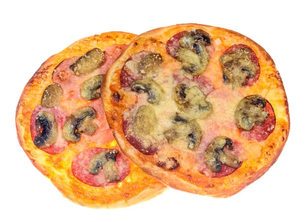 Close Uitzicht Heerlijke Zelfgemaakte Pizza — Stockfoto