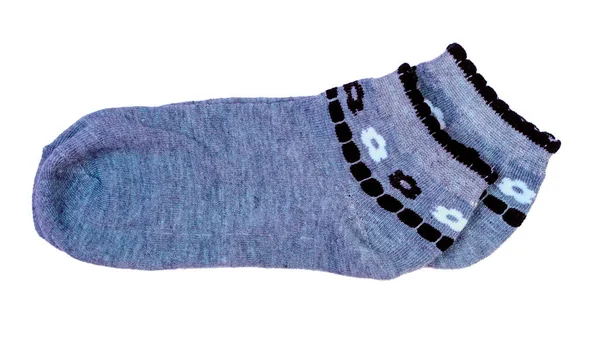 灰色の女性の靴下のビュー — ストック写真