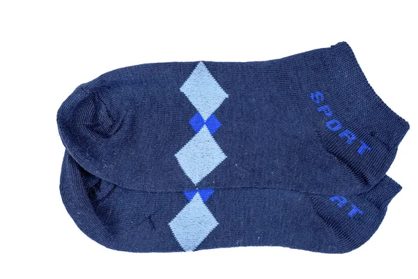 Closeup View Blue Women Socks — Stock Photo, Image