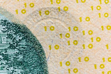 On dolarlık banknotun yakın plan görüntüsü
