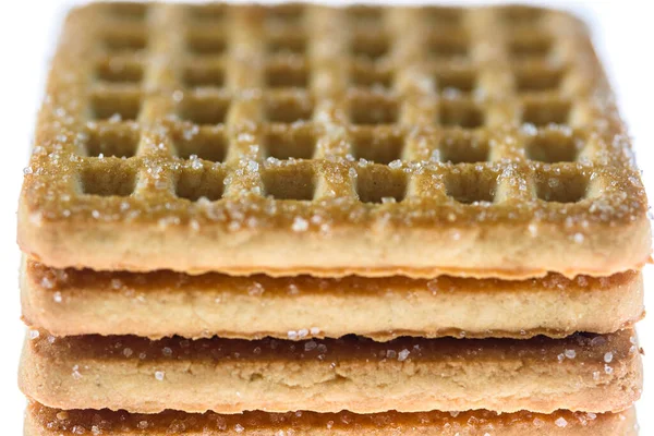 Galleta Aislada Sobre Fondo Blanco — Foto de Stock