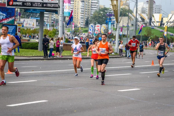 Minsk Belarus September 2017 Minsk Marathon — Stock Photo, Image