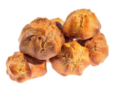 Beyaz arka planda izole edilmiş lezzetli eklerName