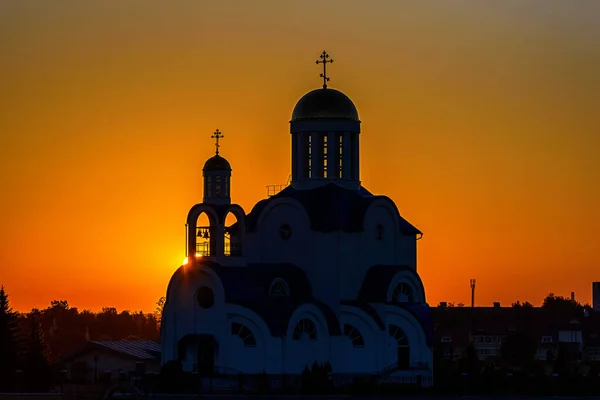 Orthodox Christian Church Dawn — Stock Photo, Image