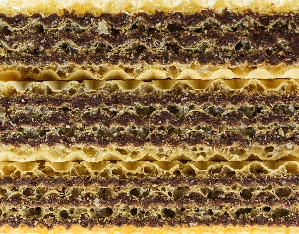Textúra Háttér Csokoládé Ostyák — Stock Fotó