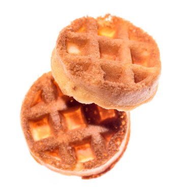 Bisküvi hamur işi beyaz arkaplanda izole 