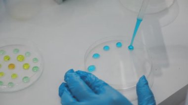 Laboratuvardaki laboratuvarın süreci.