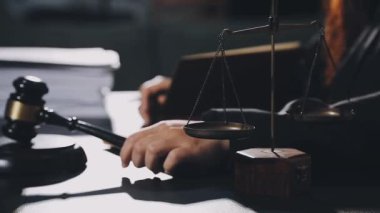 Hukuk ve adalet Tema.