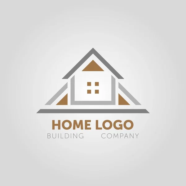 Logo Inteligente Casa Creativa Detallando Con Fondo Limpio — Vector de stock