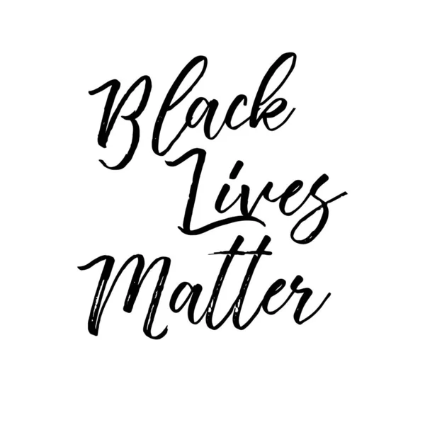 Black Lives Matter wektor liternictwo element projektu — Wektor stockowy
